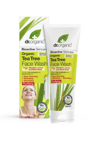 Dr Organic Tea Tree Face Wash 200ml